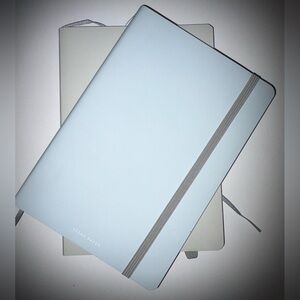 Stone Paper Beige and Light Blue Notebooks x2
